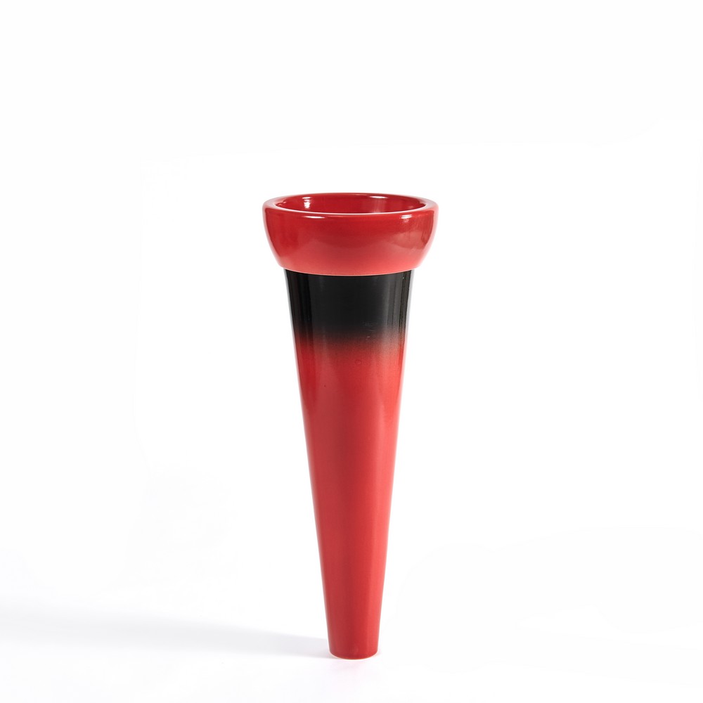 Collection Vinci vasque : noir, rouge